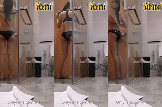 คลิปหลุดนางแบบ หลุดเหมยหลิน Maeylinlin (Maeylin10) “น้องเหมยหลิน ก็มาดิคร้าบ” นางแบบสาวคนสวยงานดีตั้งกล้องแก้ผ้าอัดคลิปกำลังอาบน้ำโชว์หุ่นสุดเซ็กซี่ Onlyfans น่าล่อหีชิบหาย