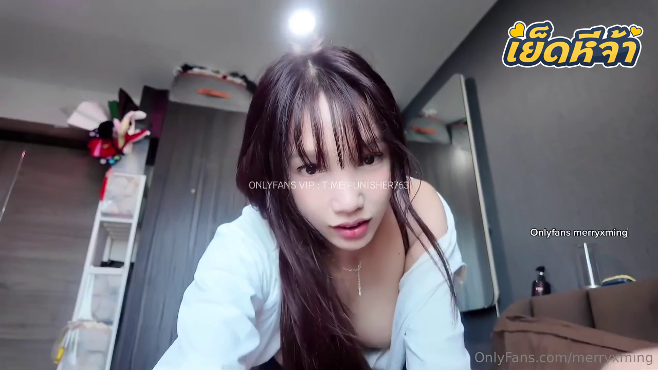 คลิปหลุด Onlyfans น้องหมิง merryxming สาวไทยหน้าสวยงานดีมาก จับควยแฟนมาโม๊คให้จนแข็ง ก่อนขย่มเย็ดต่อควบไม่ยั้งจนน้ำแตก