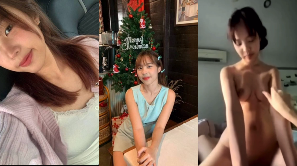 คลิปหลุดทางบ้าน คู่รักตั้งกล้องเย็ดกัน ให้แฟนสาวขึ้นขย่มโยกเอวลีลาอย่างเด็ด แถมเสียงครางลั่นสงสัยโดนควยอันใหญ่แทงหี